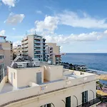 公寓 Fleur Court - 4 Bedroom Side Seaviews And Penthouse By Shortletsmalta